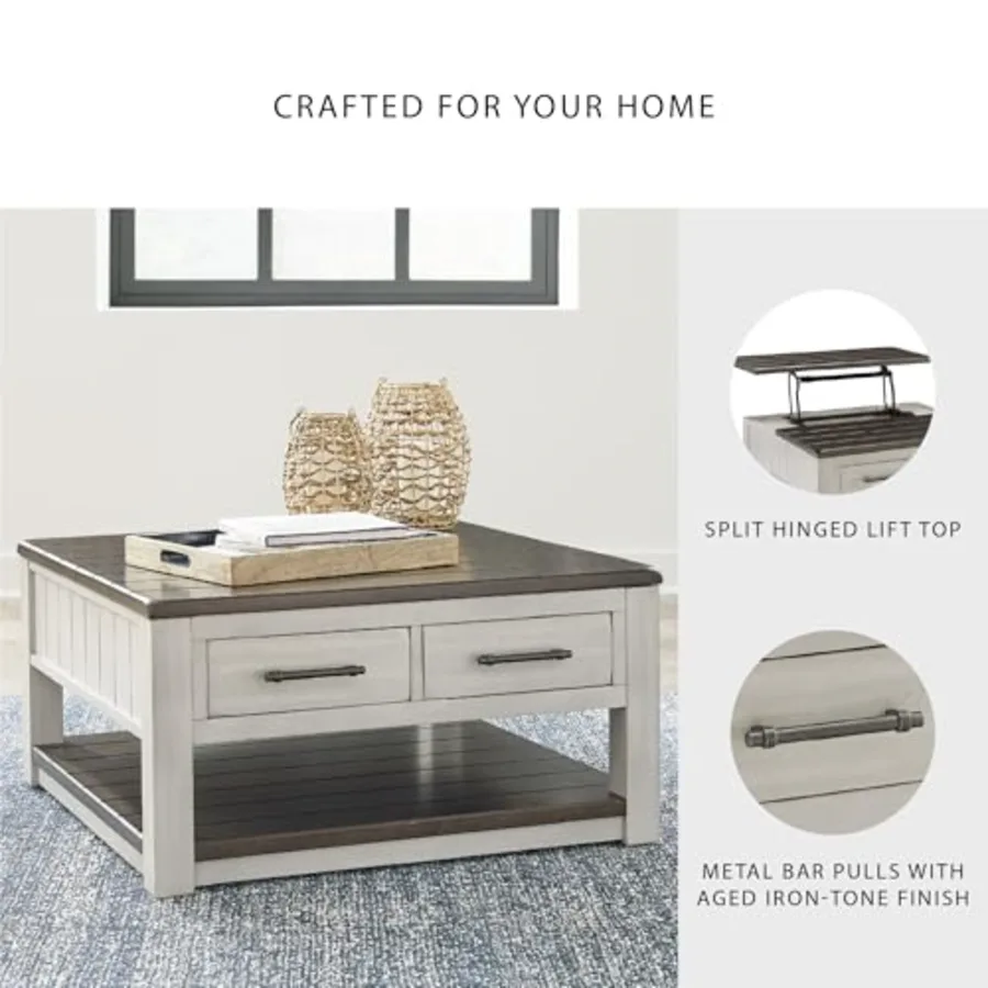 Lift-Top Coffee Table with Storage view 5