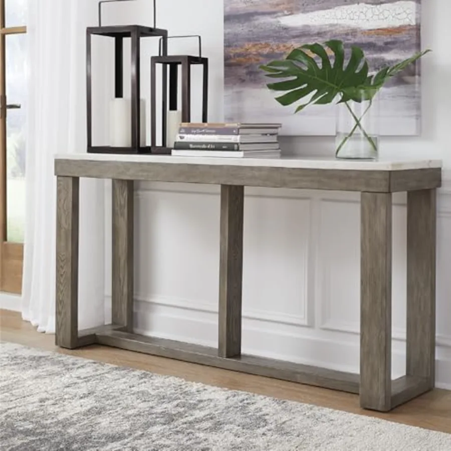 Marble Console Table view 2