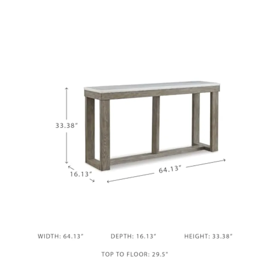 Marble Console Table view 3