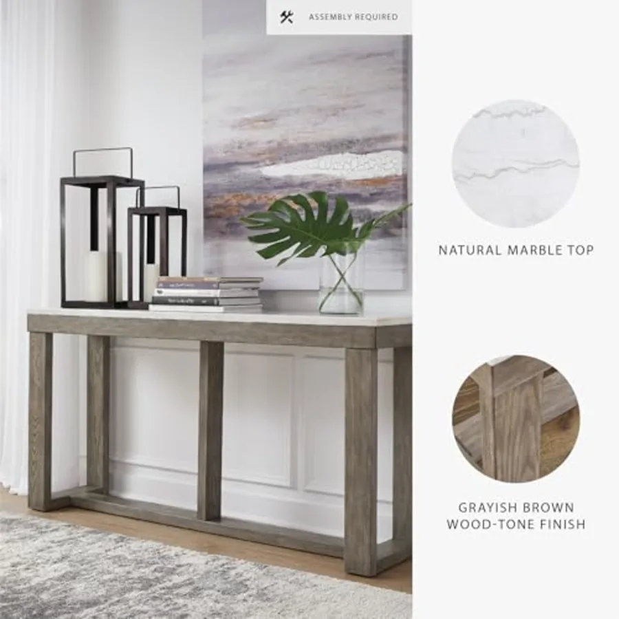 Marble Console Table view 4