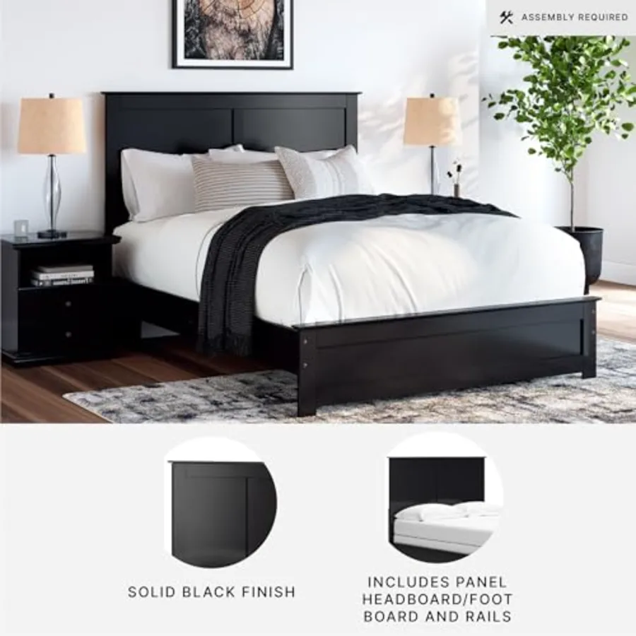 Maribel Transitional Queen Panel Bed view 4