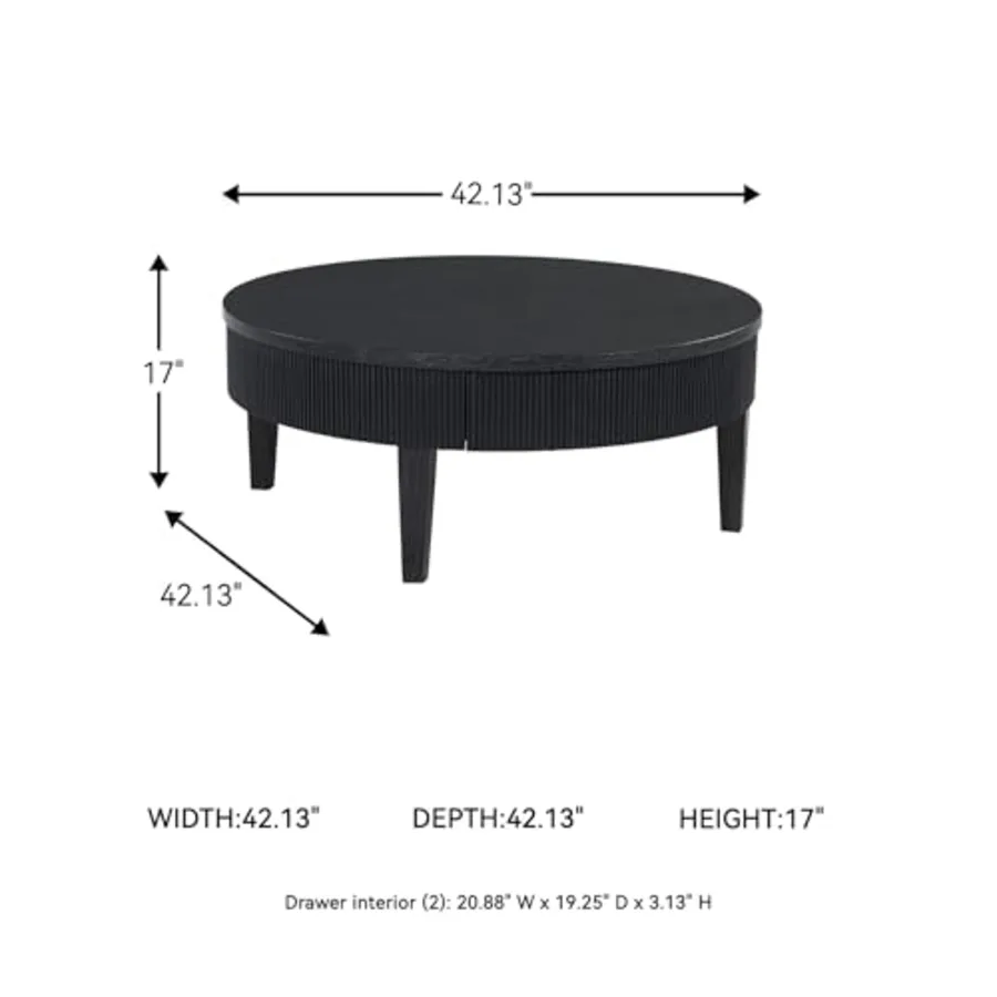 Marstream Modern Coffee Table with 4 Legs view 3