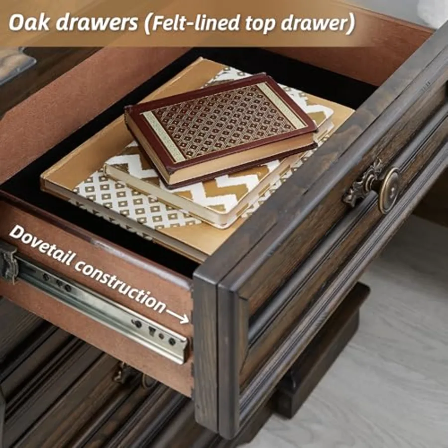 Maylee 6 Drawer Dresser with Mirror view 4