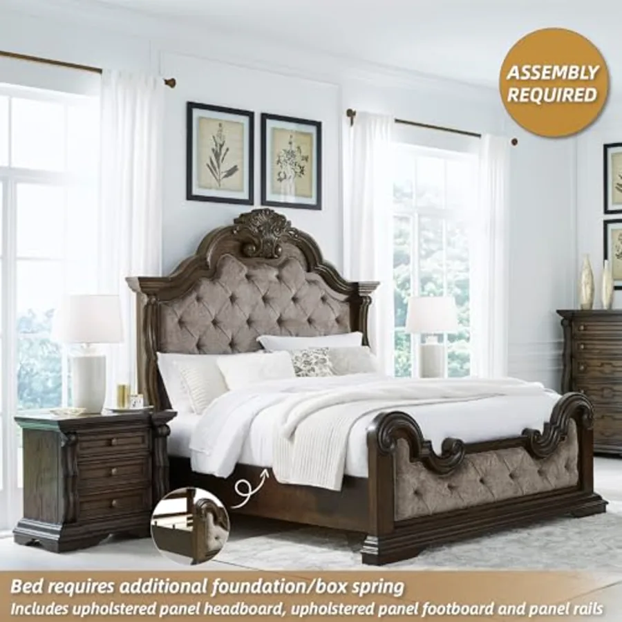 Maylee Cal King Bed Frame with Headboard view 2