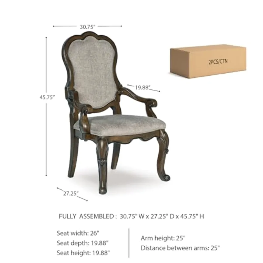 Maylee Dining Room Arm Chair view 3