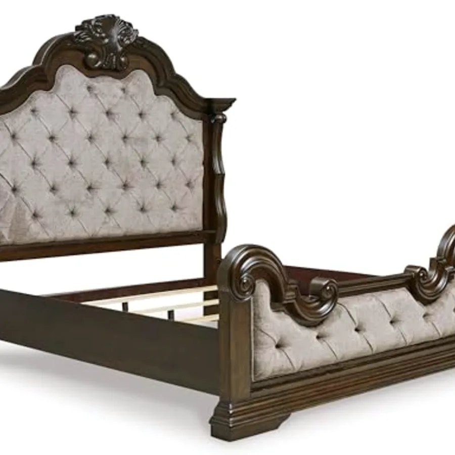 Maylee King Size Bed Frame and Headboard