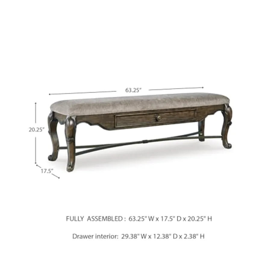 Maylee Upholstered Dining Bench view 2