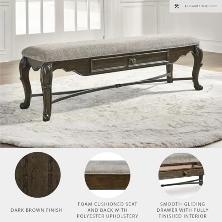 Maylee Upholstered Dining Bench view 3