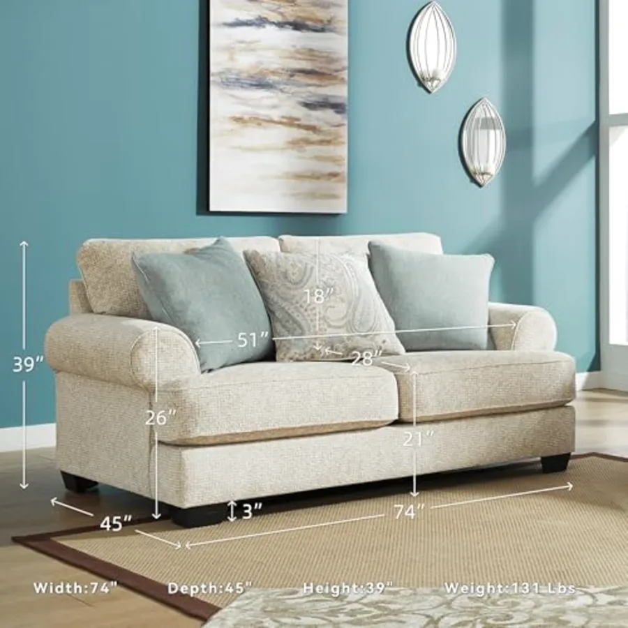 Monaghan Loveseat Deep Seat Sofa Couch view 3
