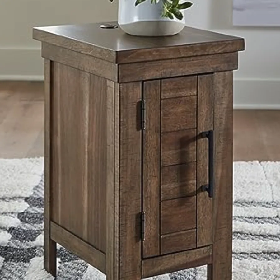 Moriville Chairside End Table with USB view 2
