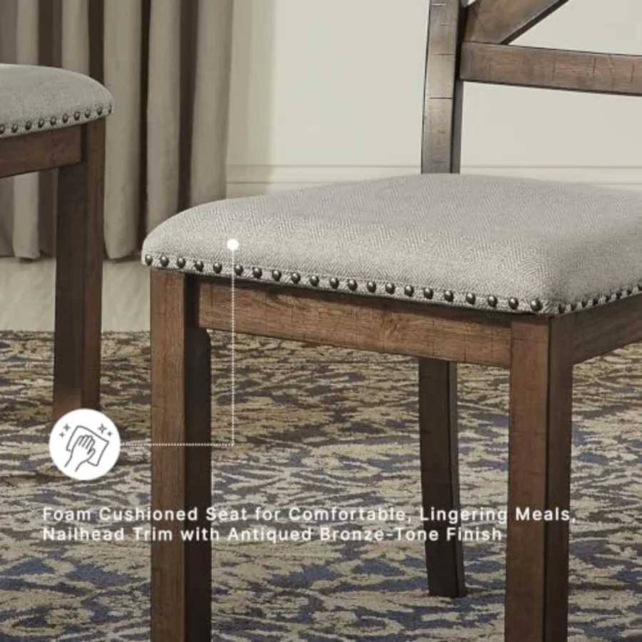 Moriville Modern Farmhouse 19" Upholstered Dining Room Chair view 5
