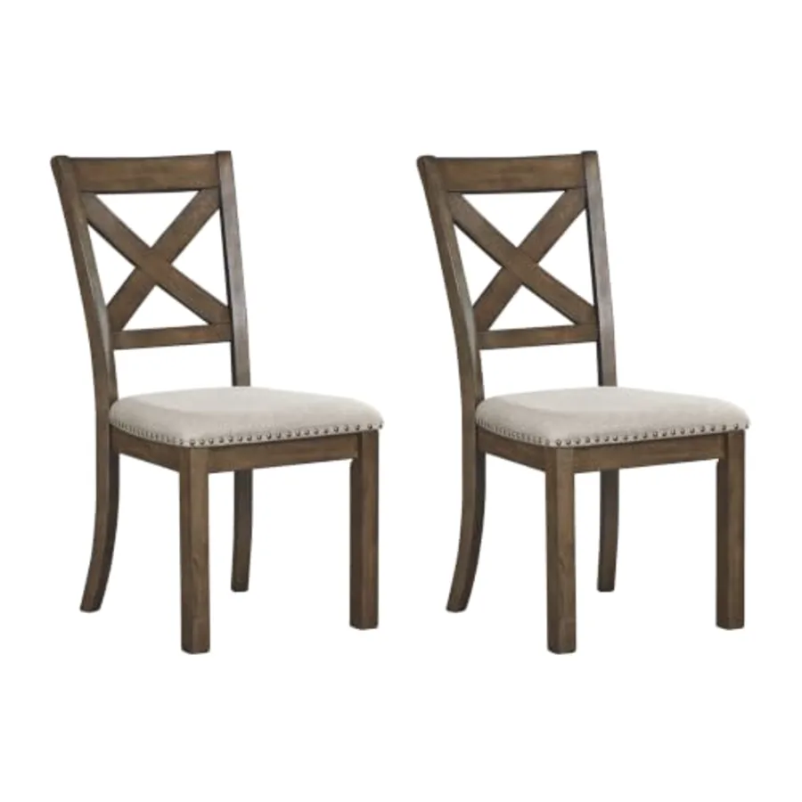 Moriville Modern Farmhouse 19" Upholstered Dining Room Chair