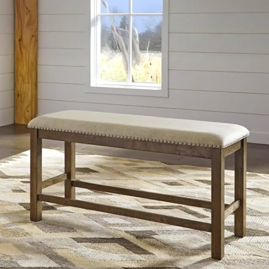 Morriville Counter Height Upholstered Dining Room Bench view 2