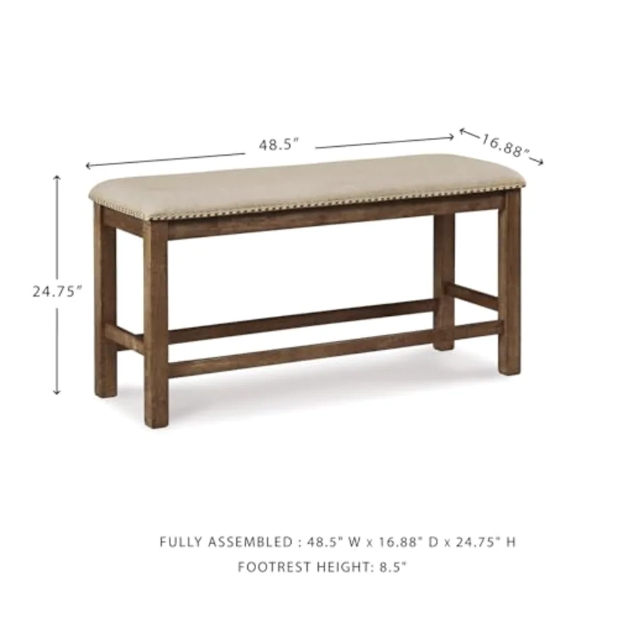 Morriville Counter Height Upholstered Dining Room Bench view 3