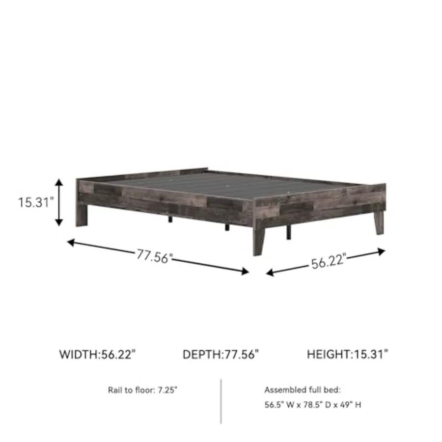 Neilsville Full Platform Bed Frame view 3