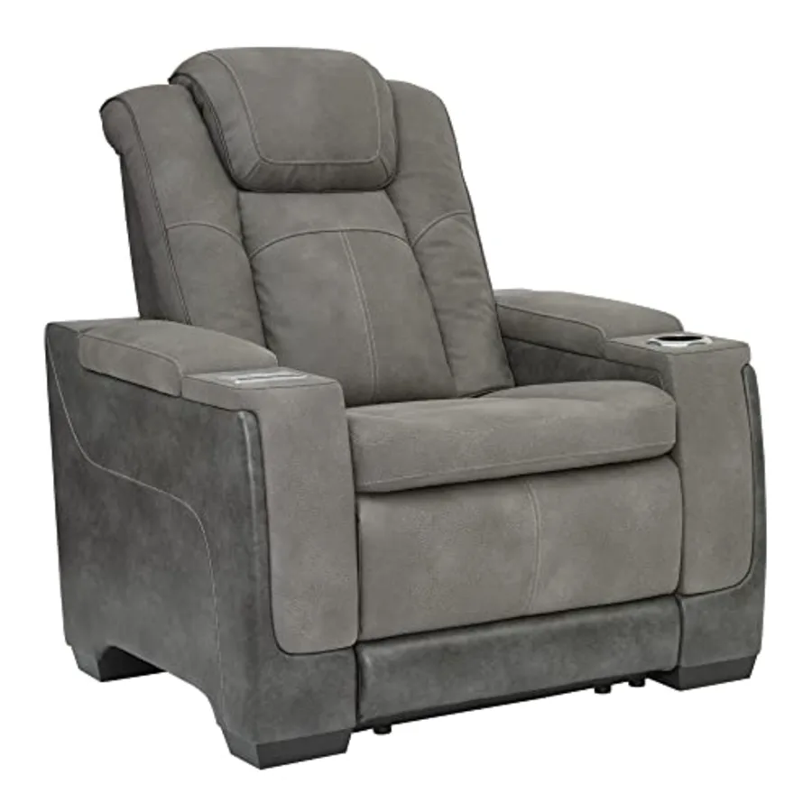 Next-Gen DuraPella Power Recliner with Adjustable Headrest