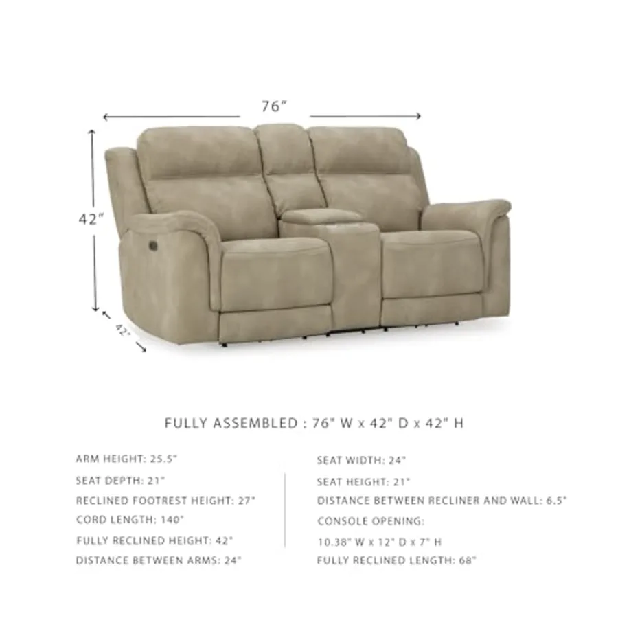 Next-Gen Reclining Loveseat with Console view 3