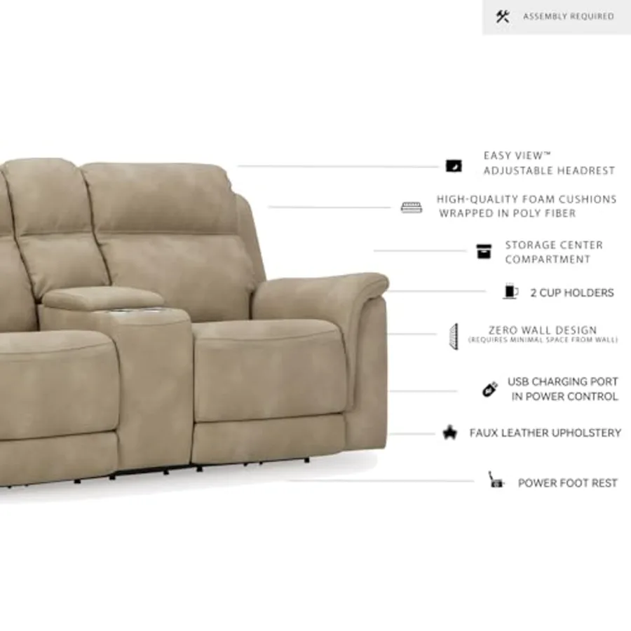 Next-Gen Reclining Loveseat with Console view 4