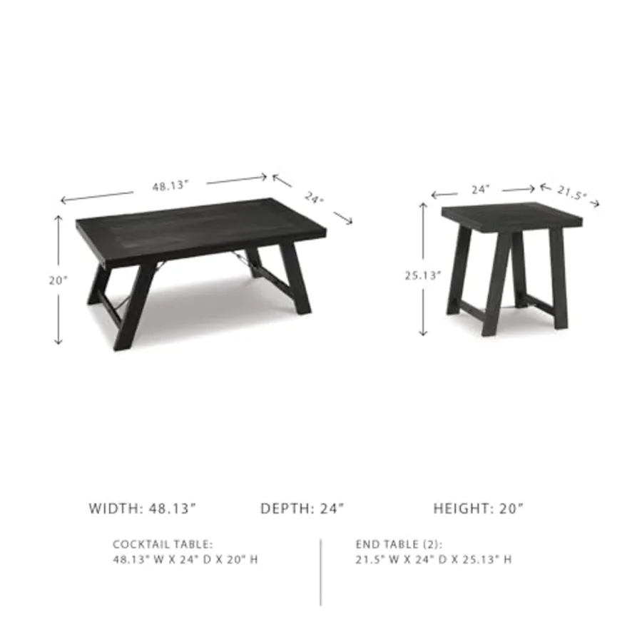 Noorbrook Farmhouse 3-Piece Table Set view 3