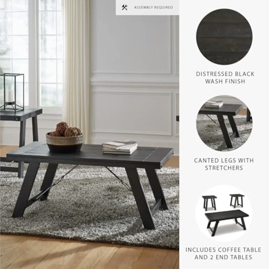 Noorbrook Farmhouse 3-Piece Table Set view 4