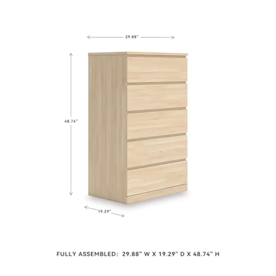 Onita Tall 5 Drawer Chest of Drawers view 3