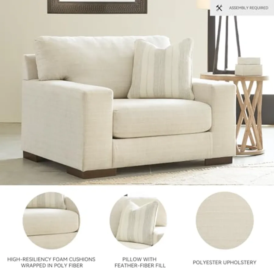 Oversized Accent Chair and a Half view 4