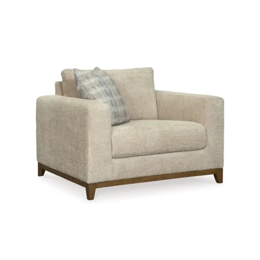 Parklynn Classic Upholstered Oversized Chair with 1 Accent