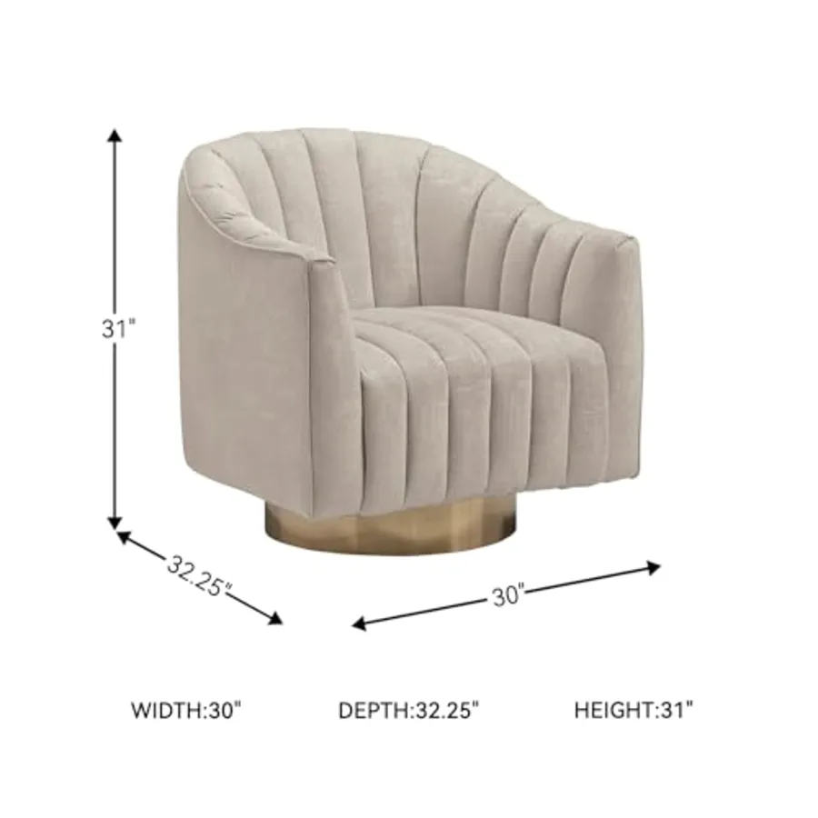 Penzlin Swivel Accent Chair view 3