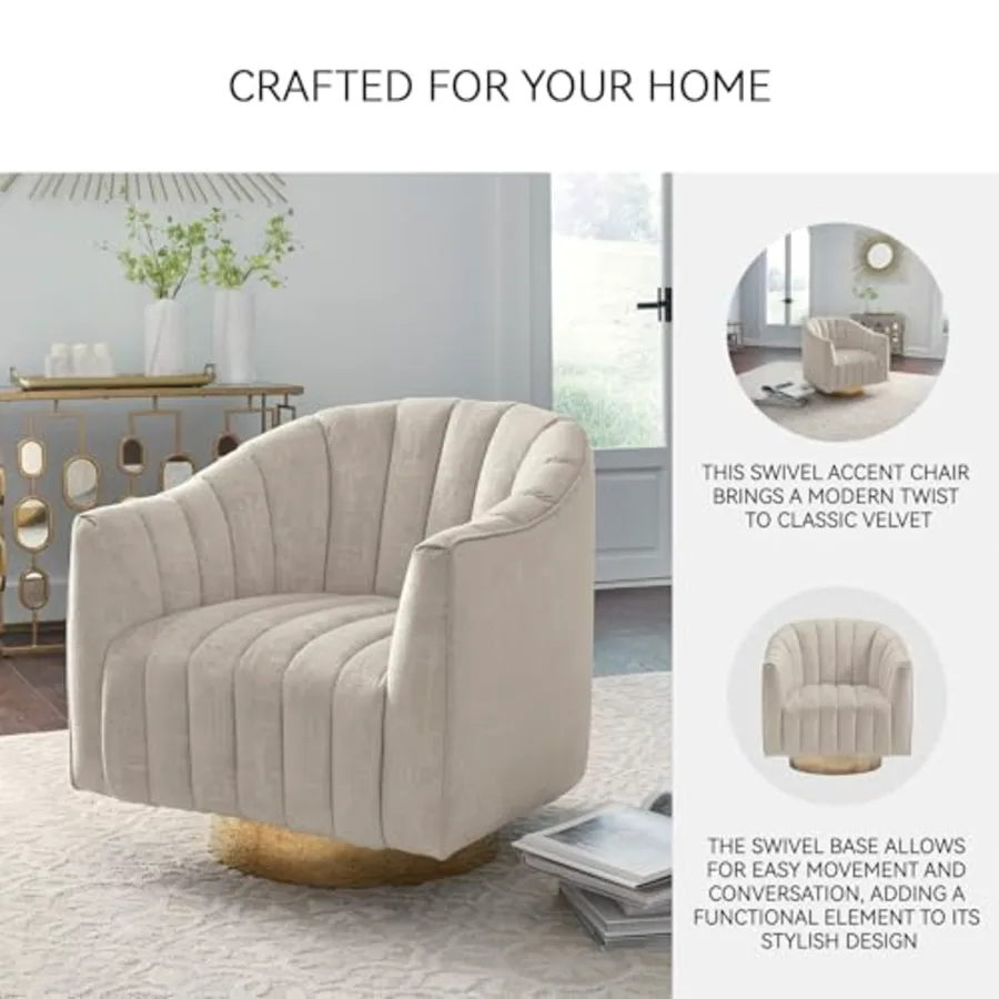 Penzlin Swivel Accent Chair view 5