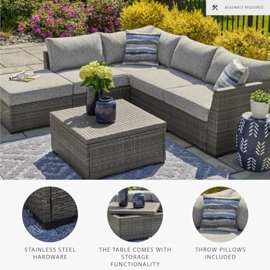 Petal Road 4-Piece Outdoor Patio Furniture Set view 3