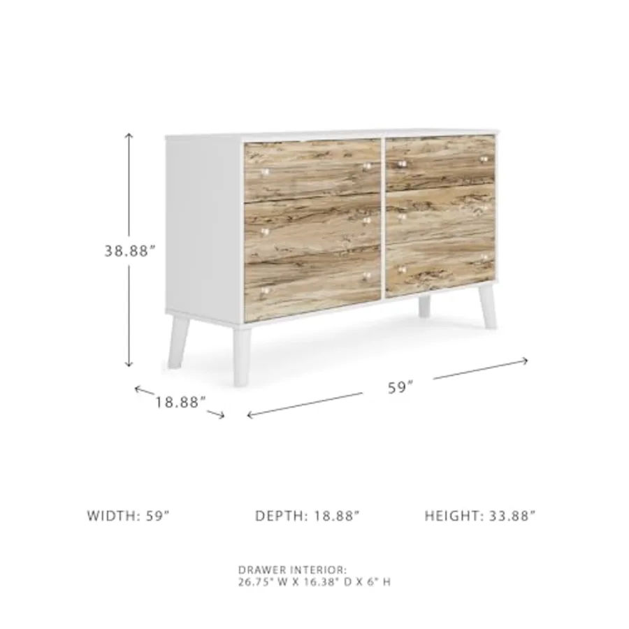 Piperton 6 Drawer Dresser view 3