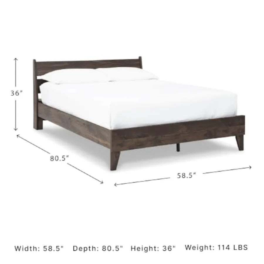 Platform Bed Frame with Headboard view 2