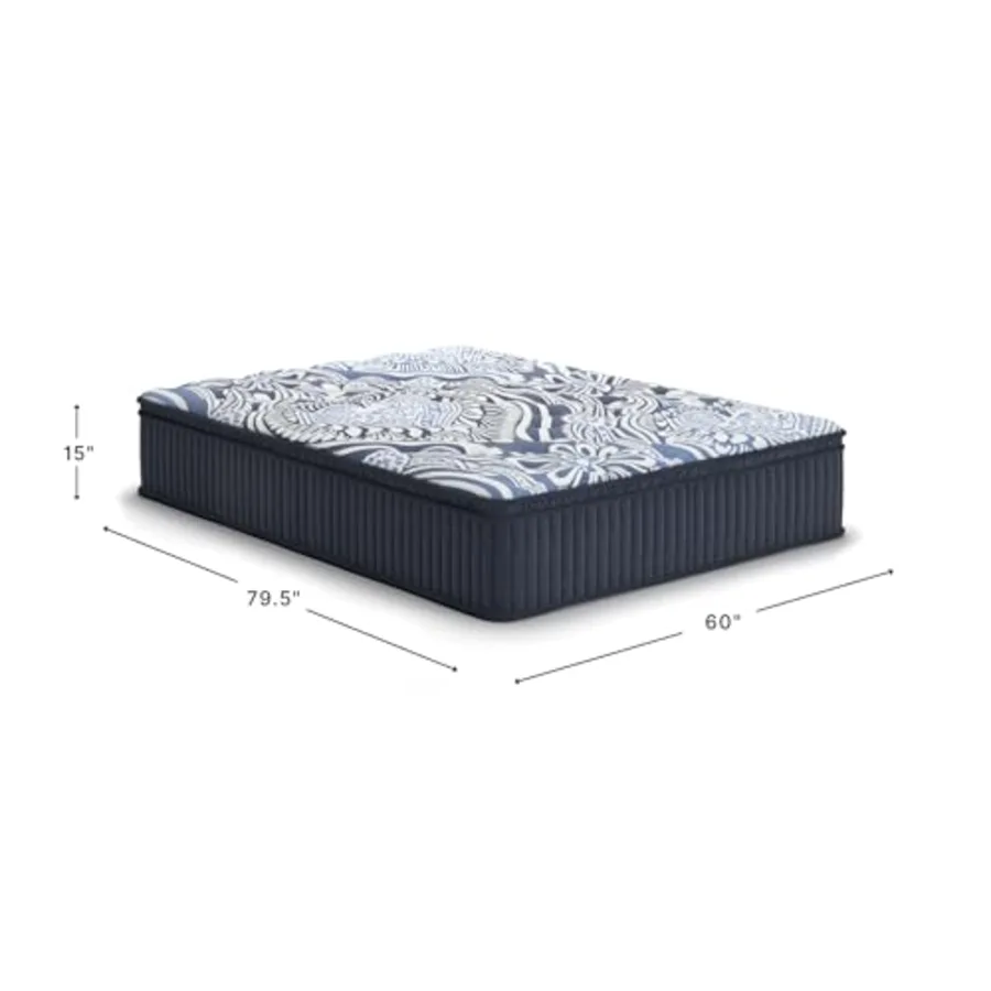 Plush Luxe 2.0 15 Inch Breathable Gel Latex Memory Foam view 2