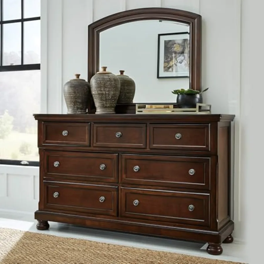 Porter 7-Drawer Wide Dresser and Mirror view 2