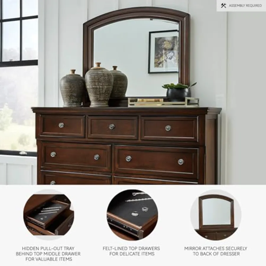 Porter 7-Drawer Wide Dresser and Mirror view 4