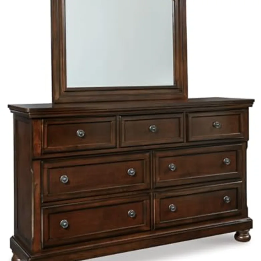Porter 7-Drawer Wide Dresser and Mirror