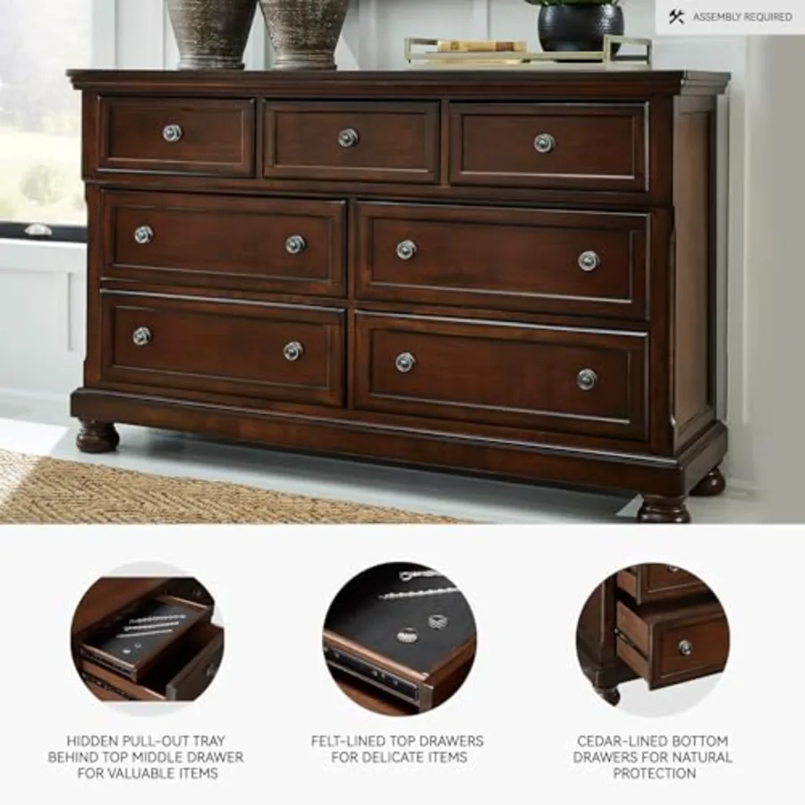 Porter 7-Drawer Wood Bedroom Dresser view 4