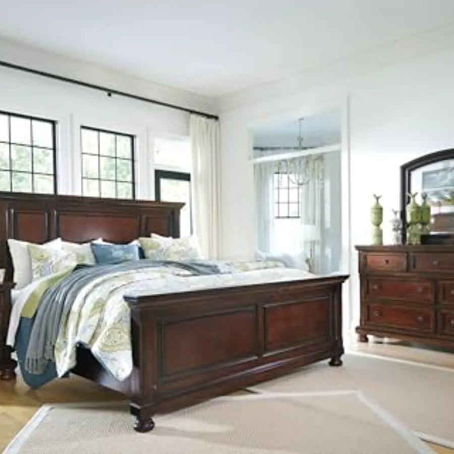 Porter King Size Panel Bed view 2