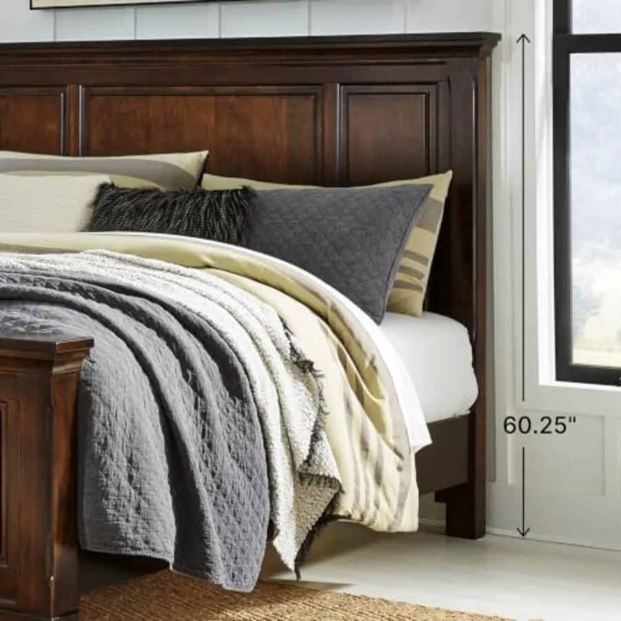 Porter King Size Panel Bed view 4