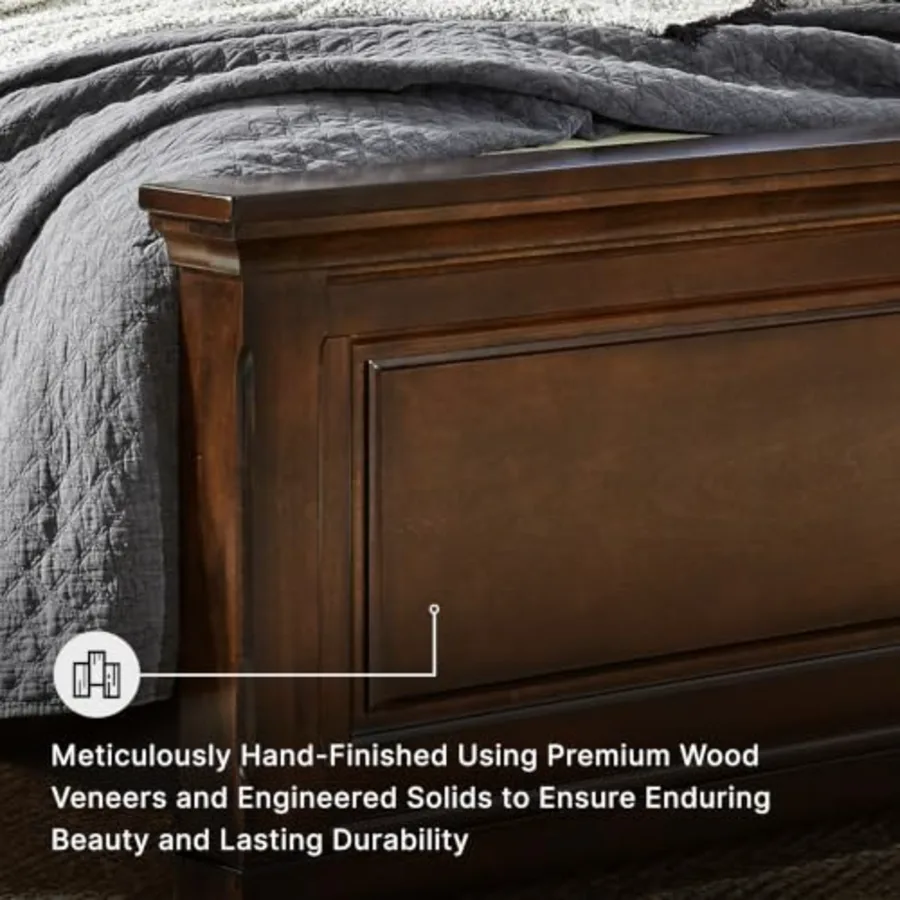 Porter King Size Panel Bed view 5