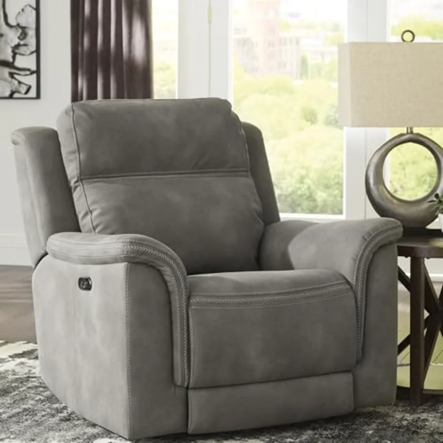 Power Recliner Slate Zero Wall view 2