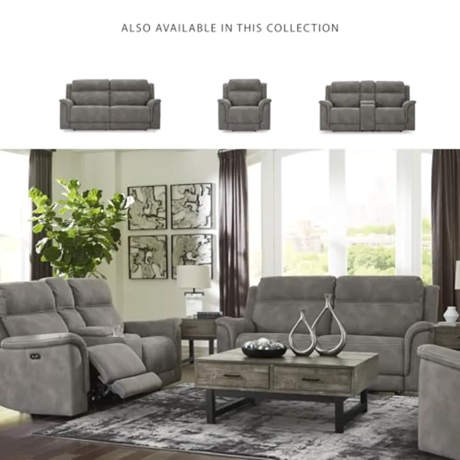 Power Recliner Slate Zero Wall view 5