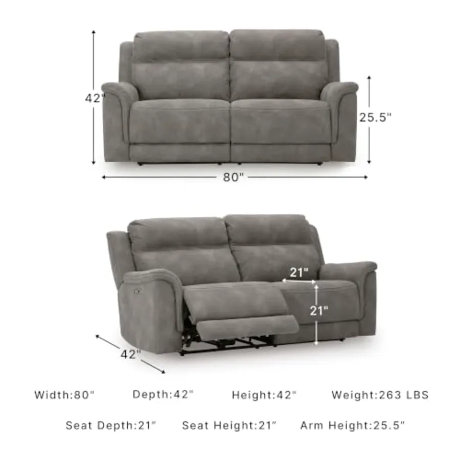 Power Recliner Sofa view 3