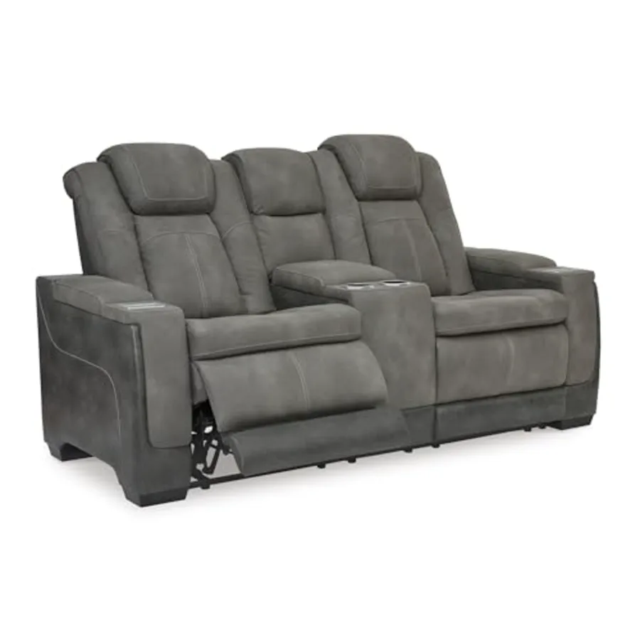 Power Reclining Loveseat with Console view 2