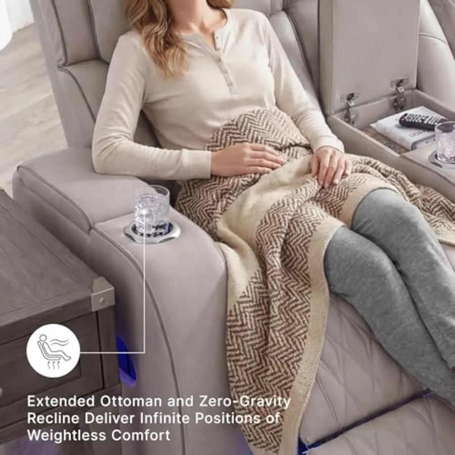 Power Reclining Loveseat with Console view 5