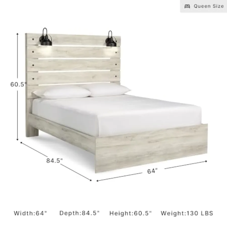 Queen Bed Frame with Headboard view 2