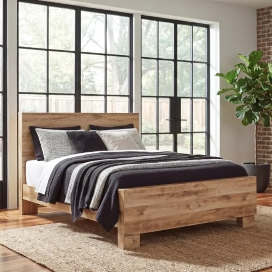 Queen Bed Frame with Headboard