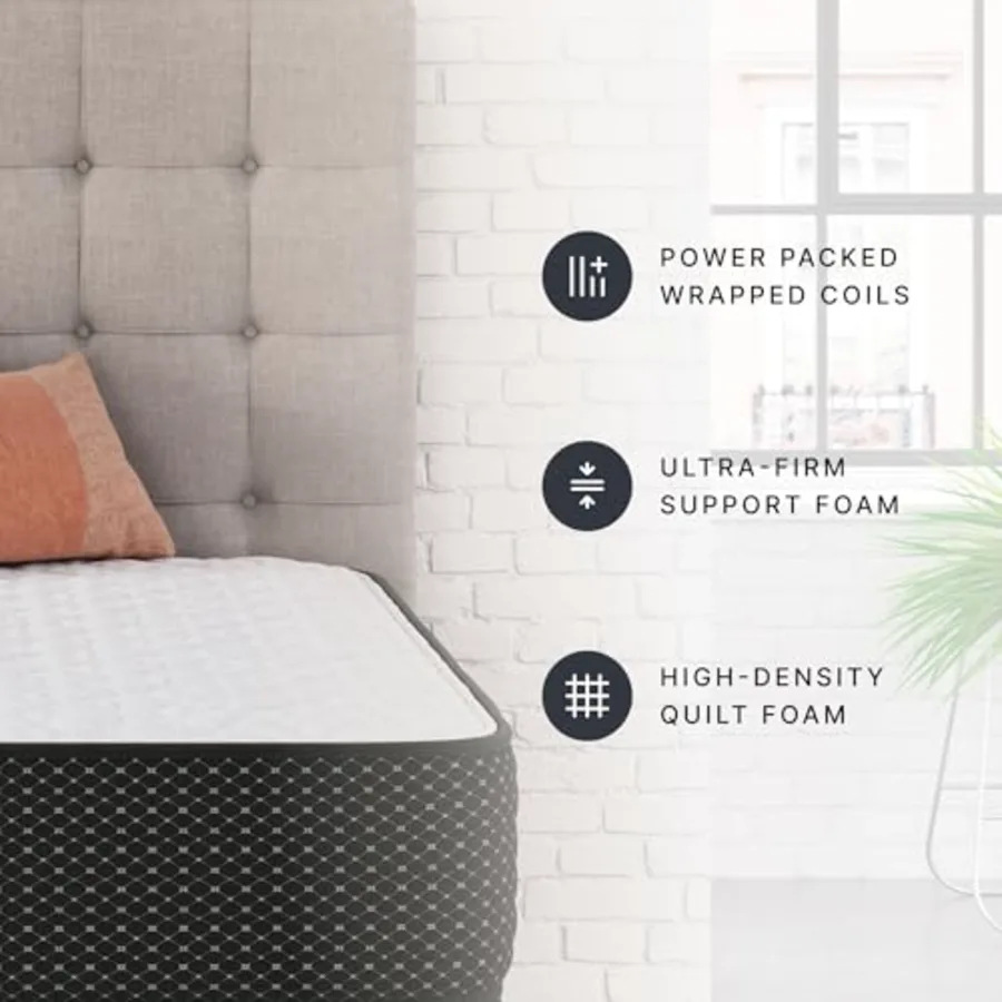 Queen Firm 12 Inch Hybrid Mattress with Gel Memory Foam view 5