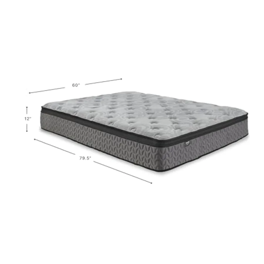 Queen Mask Augusta2 Mattress 12 Inch Euro Pillow Top Hybrid view 2