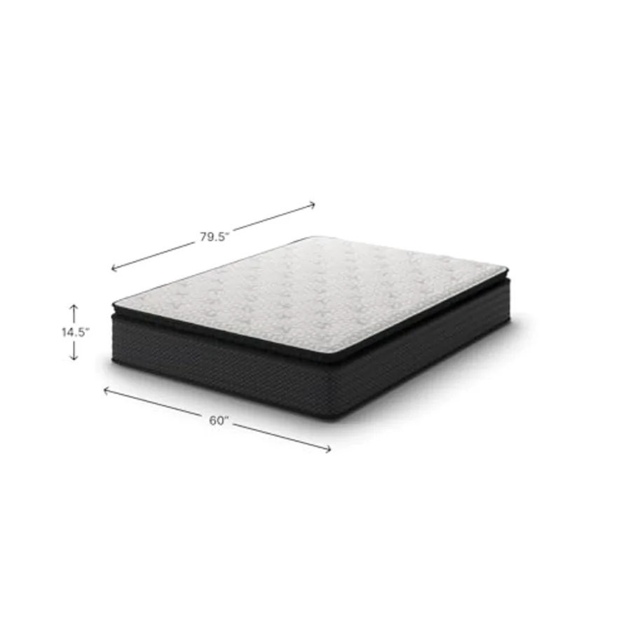 Queen Pillow Top 13 ' Pillow Top Hybrid Mattress with Gel view 2